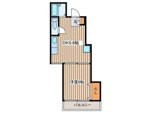 ファミ－ル戸田（２Ｆ）の物件間取画像